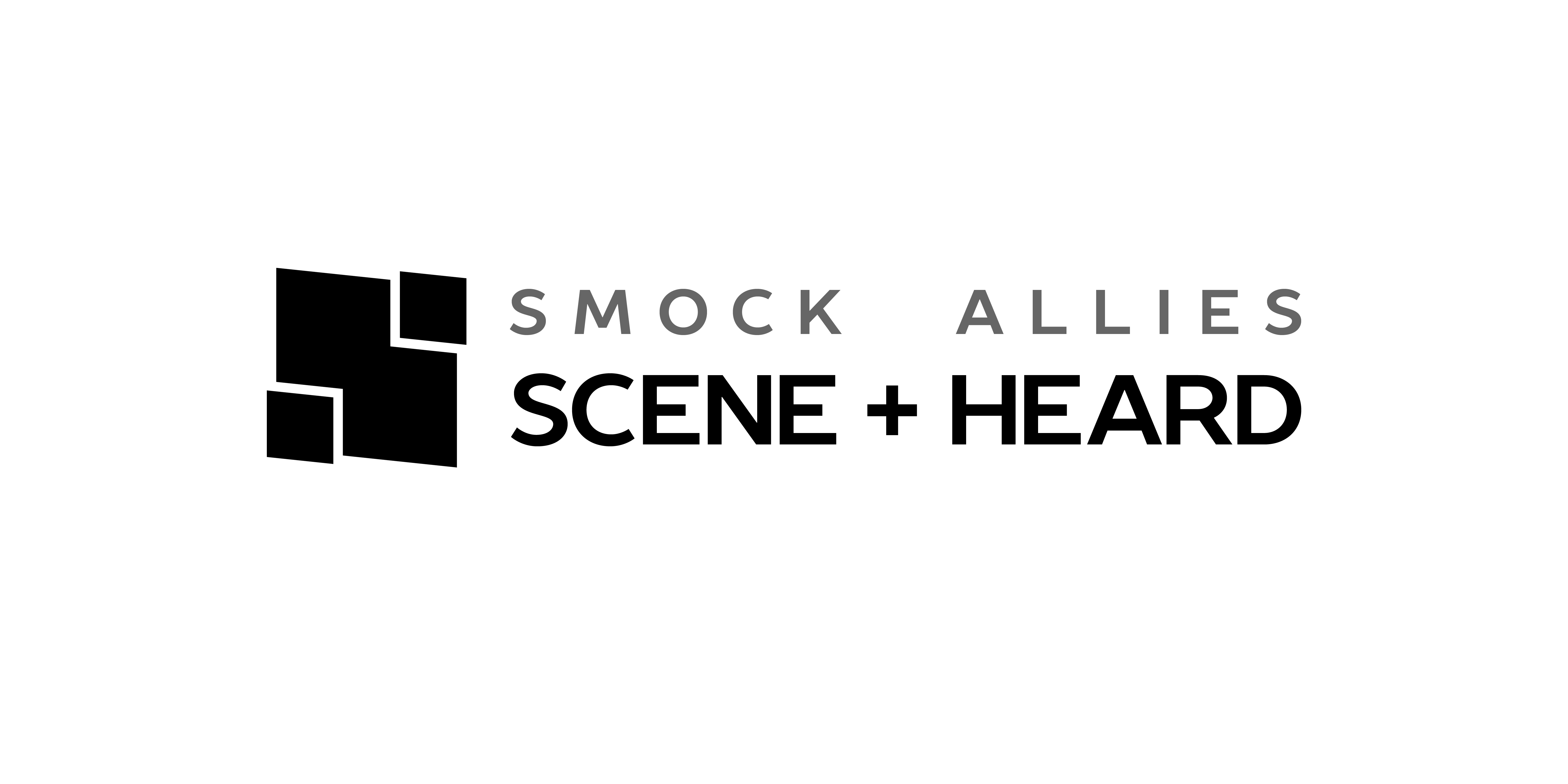 SmockAlliesSceneHeard_Logo_Banner_BlalckOnWhite